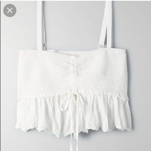 Aritzia white dareau cami tank